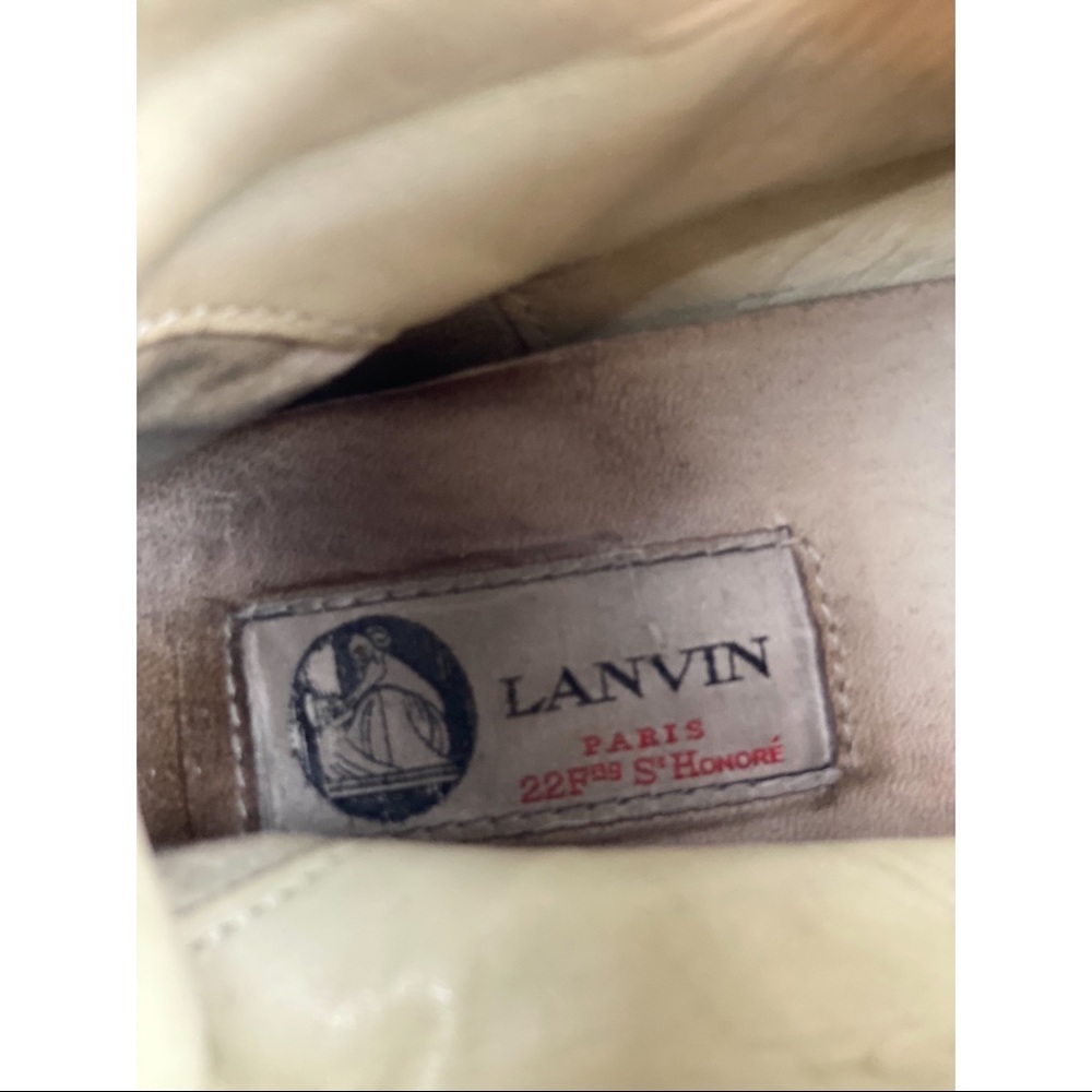 Lanvin Diamond Print Canvas Sneakers, size 38EU - Picture 8 of 12